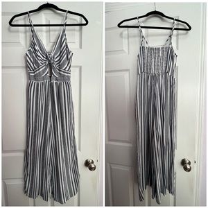 American Eagle Outfitters Striped Cutout Jumpsuit - Size S